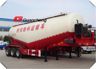 China Tri Axle Bulk Cement Tank Trailer With WEICHAI Engine Diesel Engine ISO CCC for sale