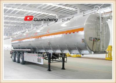 China Oil Tanker Lpg Semi Trailer Tanker 3 Axle Fuel Tanker Trailer With Transport Fuel Tanks for sale