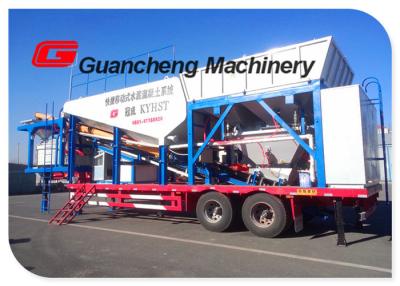 China Commercial Mobile Concrete Batch Plant / Concrete Batching Mixing Plant for sale