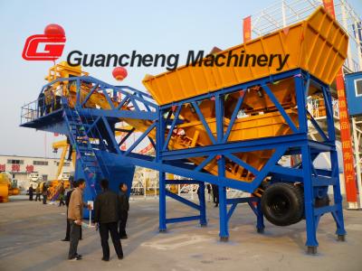 China Portable Concrete Batch Plant / Mobile Concrete Plant With Full Automatic Control for sale