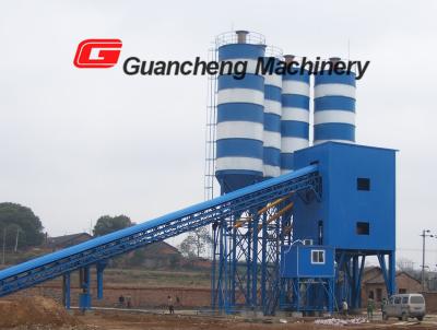 China Concrete mixing plant HLS90 / concrete mixing staton HLS90 with steel structure for sale