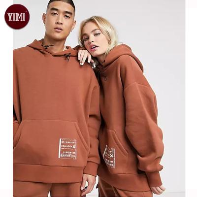 China Custom Jogger QUICK DRY Sweatsuit Men Women With Logo Fleece Sweatpants And Hoodie Tracksuit Set Unisex for sale