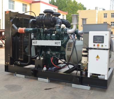 China 500kw open diesel generators with 3phase 4wire by Doonsan engine DP158LD for sale