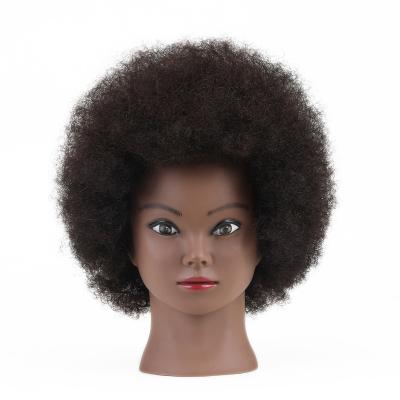 China Cosmetology Mannequin Heads Hot Selling African Head Training Mannequin Doll Afro Training Practice Dummy Head for sale