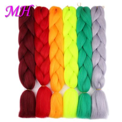 China Wholesale Cheap Silky Straight Twist Braid Afro Braiding Hair Pressure Wave Ombre Braiding Hair for sale