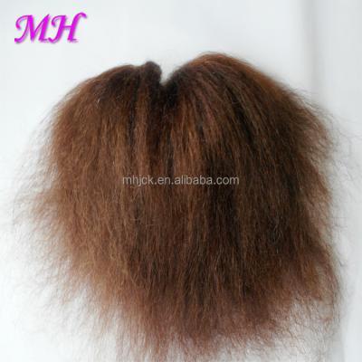 China Yaki Washed Brown White Black Yak Hair Extension Used For Beard And Christmas Head Wigs And Lion Dance Head for sale