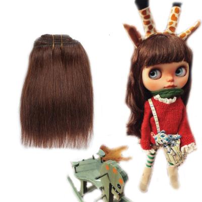 China Cartoon Toy Hotsale Product Blythe Doll Custume for Girls Purple Hair Wefts for Doll Braid DIY Hair Extensions for sale