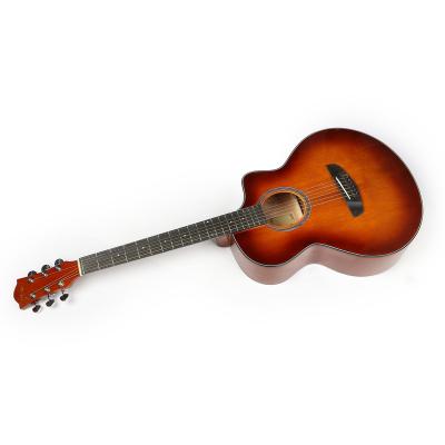 China Impeccable Inventor Solid New High Acoustic Guitar Factory Made 40 Inch OEM Glossy Top Solid With Customs Service For Wholesale for sale