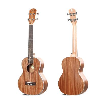 China 21/24/26 Inch Sapele Ukulele Matt Material Hot Selling Sapele Ukulele Nature Color Sapele Custom In China for sale