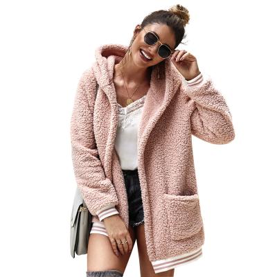 China Anti-Wrinkle Fashions 2020 Women Winter Thick Warm Clothing Long Coat Hooded Jackets Pocket Coat for sale