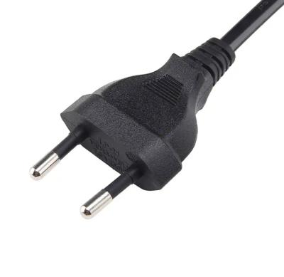 中国 VDE Certificate EU Power Cord Extension Cable 2.5A 250V 2 Pin 販売のため