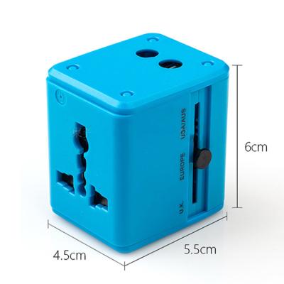 中国 Customized Travel Power Adapter With 4 USB And Type C Electrical Plug Socket 250V 販売のため