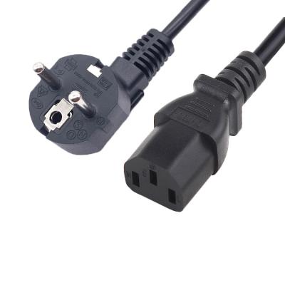 China 16A 250V 3 Pin VDE C13 EU Power Cord for sale