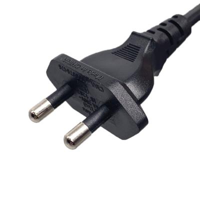 中国 2 Pin India Power Cord Plug 6A 250V BIS 1293 C7 Cable Extension Wire 販売のため