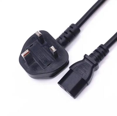 中国 13A 250V Saudi Arabia Power Cord , 1.2m 1.5m 1.8m 3 Pin AC Power Cord 販売のため