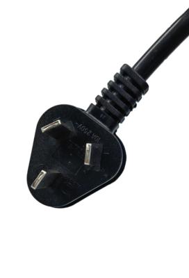 China 3 prong China Power Cord 16A Plug Cable 10A 250V Zwart Wit Grijz Op maat Te koop