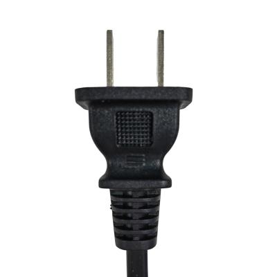 中国 10A 250V China Power Cord Type 2 Pin Plug Black Extension Cable 販売のため