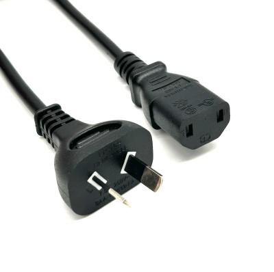 Cina Australia 2 Pin Plug Connector C17 AU Cavi di alimentazione Cavi di estensione SAA 7.5A 250V Cavi di alimentazione in vendita