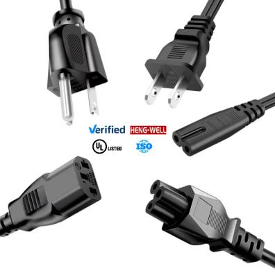 Китай UL Approved 3pin USA Power Cord Nema5-15P To C13 C7 Производители силовых кабелей продается