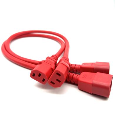 China IEC C13 To C14 Power Extension Cable Copper PVC Electric Power 220V 10A  Plug For Home/Heavy-Duty Industrial Applications for sale