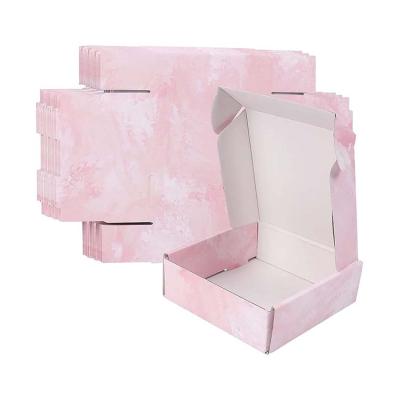 China China Manufacturer Wholesale High Quality Recyclable Corrugated Cardboard Gift Packaging Pink Boxes For Packing for sale