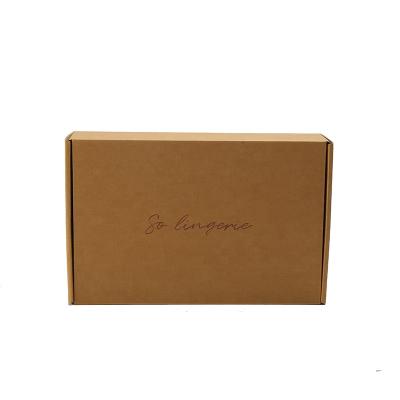 China Medium Size Recycled Materials Durable Logo Full Color Printing Brown Custom Corrugated Box for sale