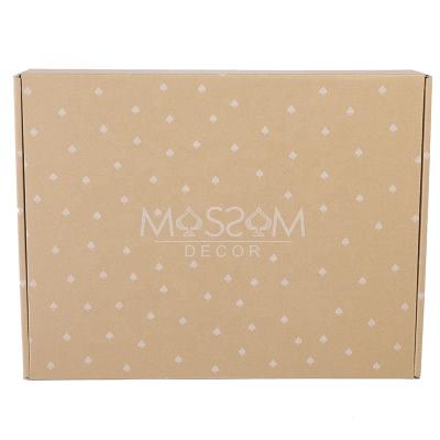 China High Quality Recycled Materials Clothing Shoes Package Custom Printed Corrugated Box With Logo for sale