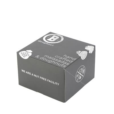 China 2021 Customs New Recyclable Ivory Cardboard Gift Folding Paper Box For Food for sale