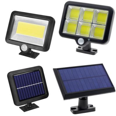 China Outdoor Solar Led Lamp 4M Wire Waterproof Solar Panel Solar Power Lamp PIR Motion Sensor Yard Garden Lamp for sale