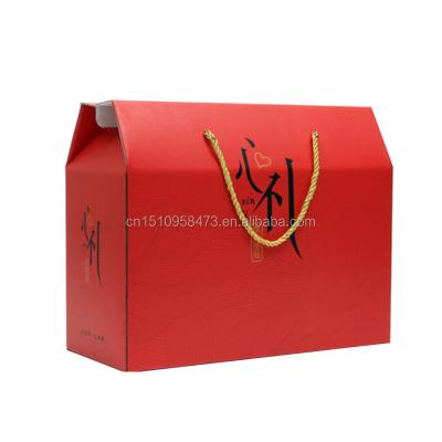 China Recyclable Paper Box Packaging Wedding Gift Box With Ribbon Closure for sale