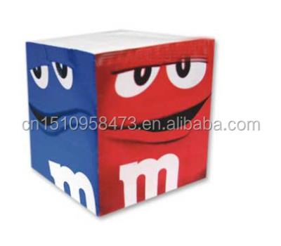 China Custom creative sticky cube notepad sticky note paper self-adhesive for sale