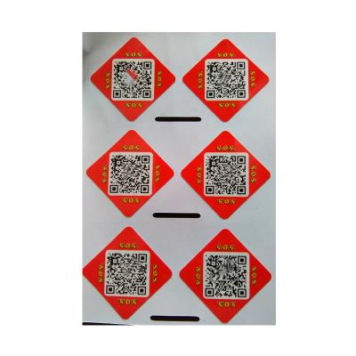 China Custom decorative sticker printer hologram sticker qr code stickers for sale