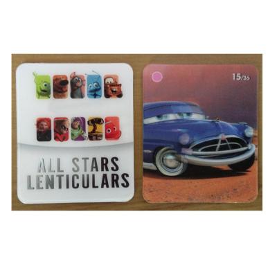 China 3d fashion printing lenticular hologram sticker card for sale