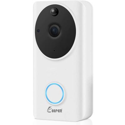 China PC+ABS Wireless Apartment Anti-theft Video Doorbell 2*18650 Battery Max Number Of Batteries Supported for sale