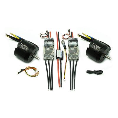 China DIY ESC4.12 280A Dual Switch 2450W 6354 Electric Skateboard Motor Kit D3 for sale