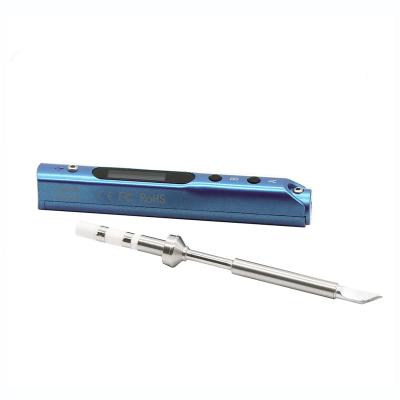 China 100 SQUARE Programmable Electric Soldering Iron Smart Update Version 001 12V 24V Mini Soldering Iron for sale