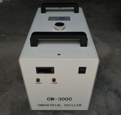 China CW3000 Hotels Water Chiller Lower Temperature For CO2 Laser Tube for sale