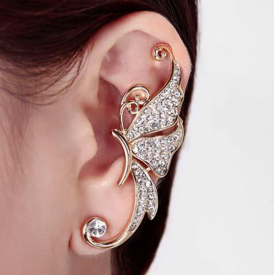 China 2022 Hot Selling Korean Hypoallergenic Butterfly Earrings Fashionable Silver Butterfly Earrings for sale