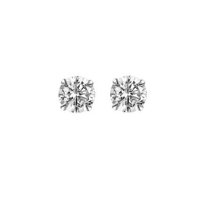 China CLASSIC hot sale fashion in 2022 diamond circle earrings for women sterling silver earring post for sale