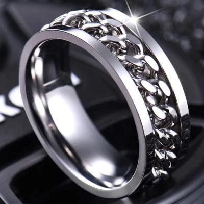 China FASHIONABLE Stainless Steel Tasty Ring Adjustable Rings Stainless Steel Outlet Factory Men Rings Stainless Steel for sale