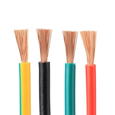 China Electrical Household Appliances AVR National Standard PVC Copper Single Core Multi-Core Electrical Wire Cable for sale