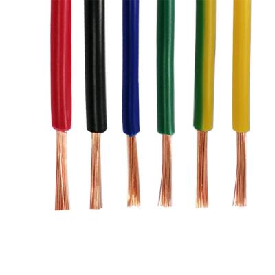 China Power Distribution 300/500V 0.75Mm Industrial Single Core Multi Wire Flexible Copper Electrical Wire Cable for sale