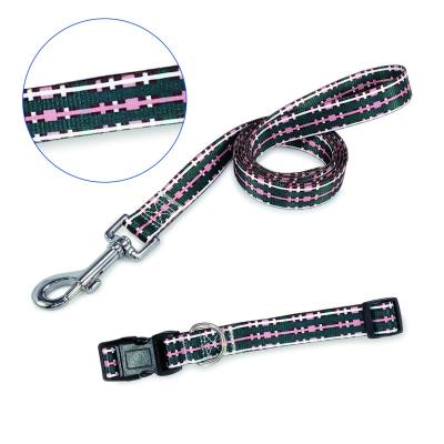 China Quick Release Factory Nylon Pet Dog Tactical Collar and Leash Set for sale