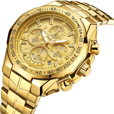 China Automatic Date Brand Quartz Steel Watches For Men Male WWOOR Waterproof Chronograph Watch for sale