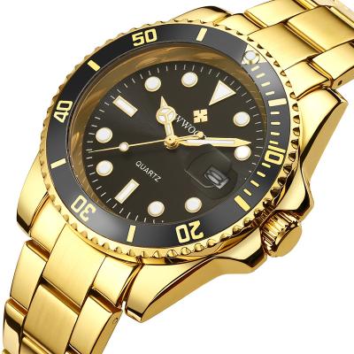 China Automatic Date Relogio Men Quartz Watch 2021 Luminous Stainless Steel WWOOR Watches Men Wrist for sale