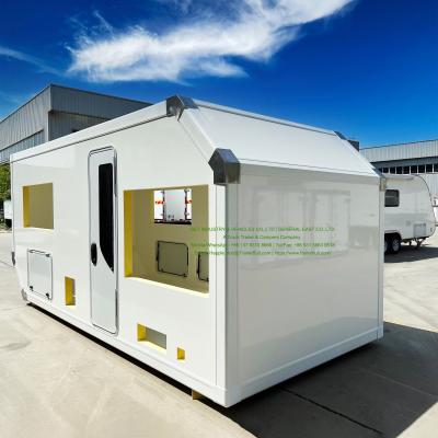 China Light Self-Support RV Body 4.9m 16ft Camper for Flatbed Trucks and Off-Road Expeditions for sale