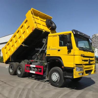 China 6x4 caminhão de descarga Mineração Etiópia Sino HOWO 16 20 Meter cúbico 10 Carrinho de inverter de rodas Usado à venda