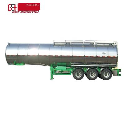 China 45000 L Max Payload 3 Axle Tanker Trailer Dual Air Brake System for sale