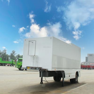 China 30ft Single Axle Chill and Frozen Truck Trailer with Thermoking Refrigeration Units for sale