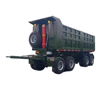 Κίνα FUWA BPW Axle 27CBM Dump Draw Bar Trailer με 4 άξονες προς πώληση